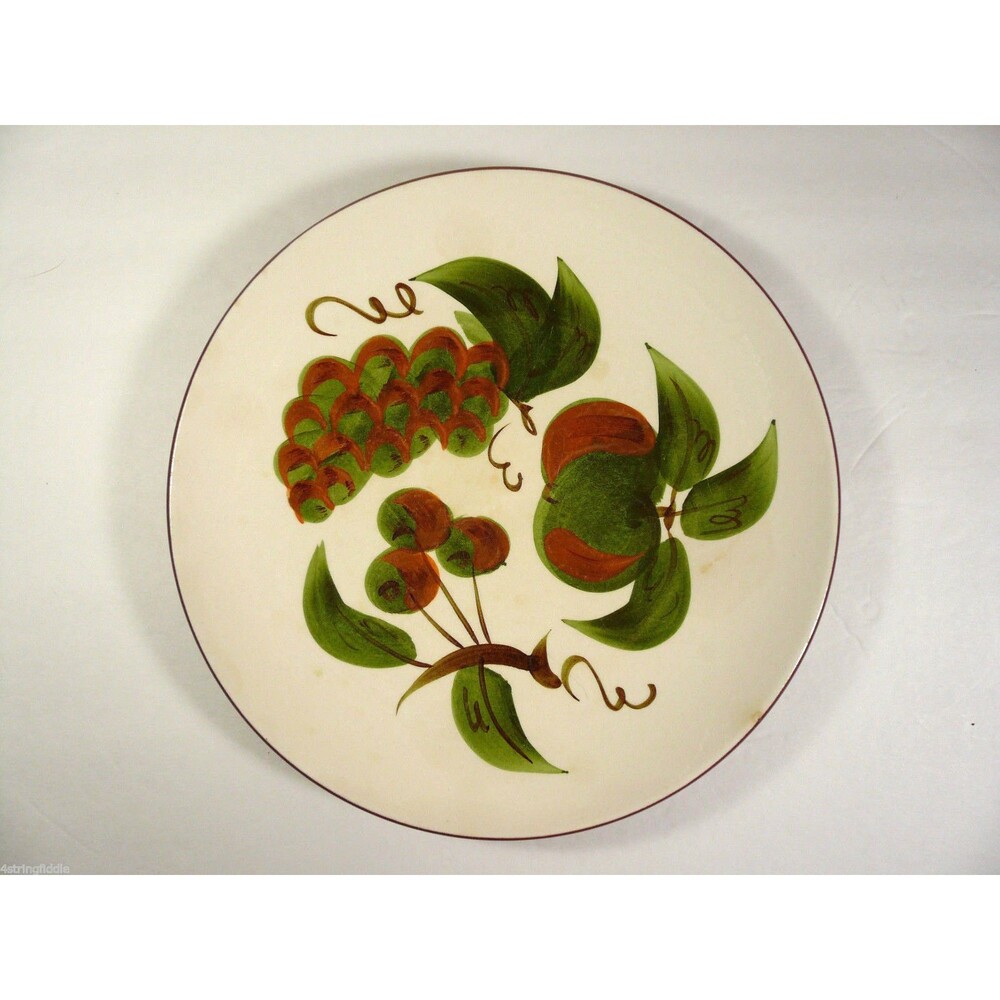 2 Vintage STANGL ORCHARD SONG 10" Dinner Plates